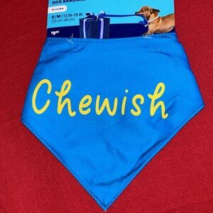 Merry Makings Chewish Holiday Dog Bandana (S/M)